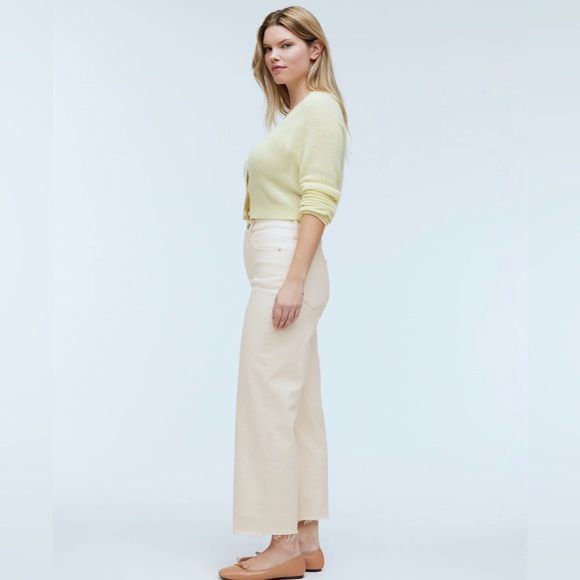 Madewell Perfect Vintage Wide-lef crop jean in denim, size 28, fit like a 29 - Picture 2 of 4